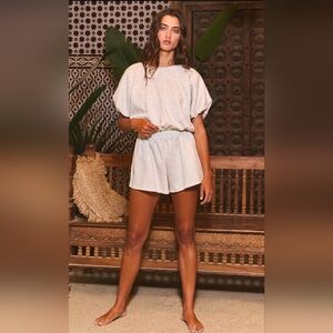 New Bucket List Two Piece Lounge Short Set